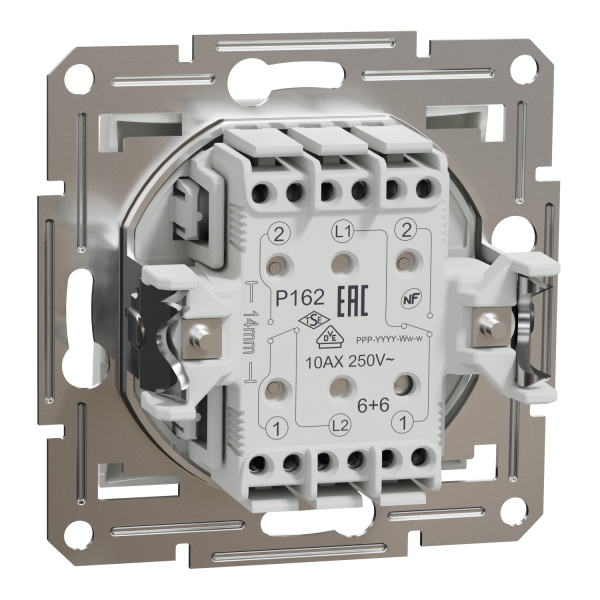 Schneider Asfora - Doppel Wechselschalter